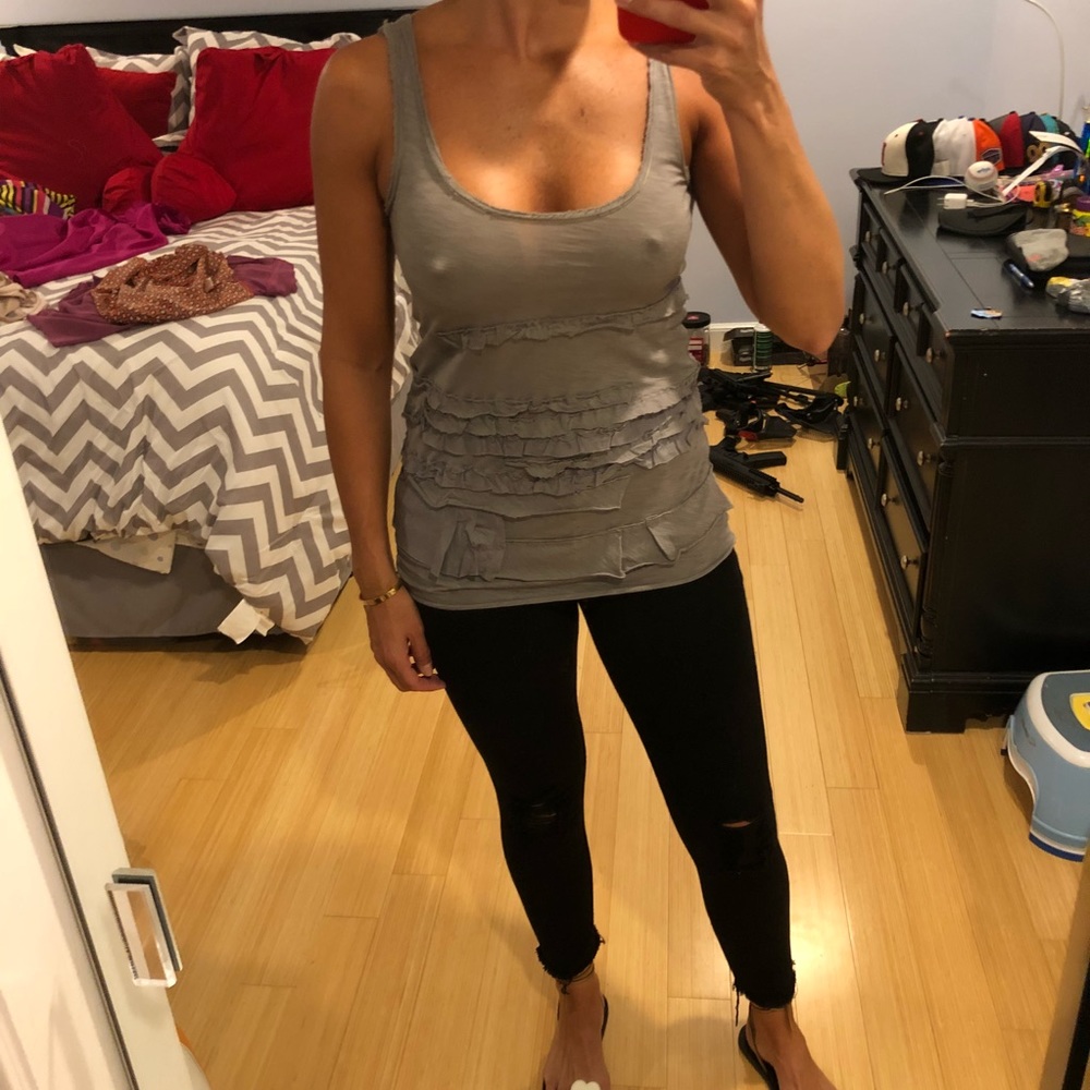 J. Crew ruffle top